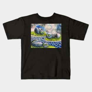 At Night, the Islands Come Alive Kids T-Shirt